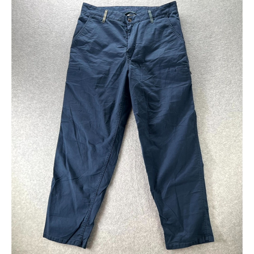 Dockers Cargo Pants Mens 32x32 Blue Cotton Stretch Straight Leg Mid Rise Hiking
